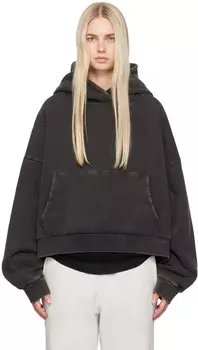 Черная толстовка с капюшоном Entire Studios, Washed black