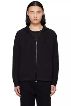 Черная толстовка с капюшоном EP.7 02 XLIM