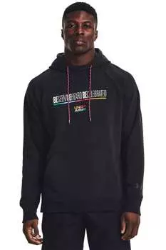 Черная толстовка с капюшоном Heavyweight History Month Under Armour, черный