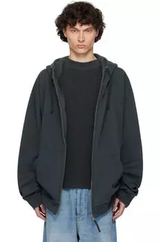 Черная толстовка с капюшоном Maison Margiela