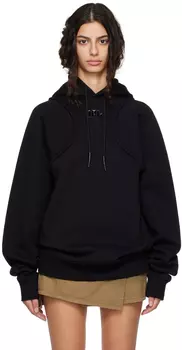 Черная толстовка с капюшоном в формате JPG Jean Paul Gaultier