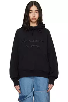 Черная толстовка с логотипом Charles Jeffrey LOVERBOY