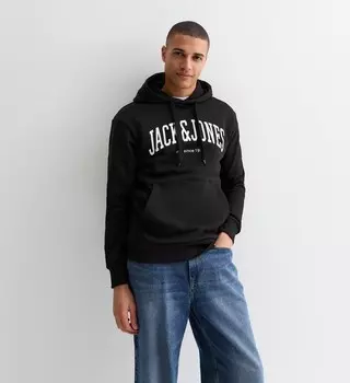 Черная толстовка с логотипом Jack & Jones Jack & Jones, черный