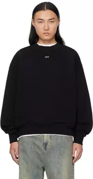Черная толстовка с надписью «Off» для скейтбординга Off-White