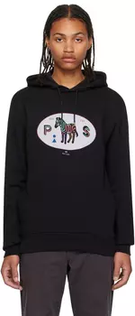 Черная толстовка с принтом зебры PS by Paul Smith