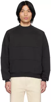 Черная толстовка с вырезами SUNNEI