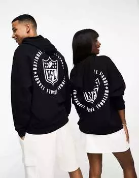 Черная толстовка унисекс унисекс с принтом логотипа НФЛ ASOS