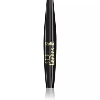 Черная тушь для ресниц 3D Lashes New Look, утолщающая, удлиняющая завиток, увеличенные ресницы, 12 мл, Delia Cosmetics