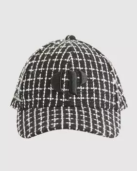 Черная твидовая женская кепка Claudie Pierlot, черный