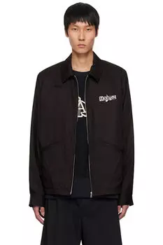 Черная твиловая куртка UNDERCOVER