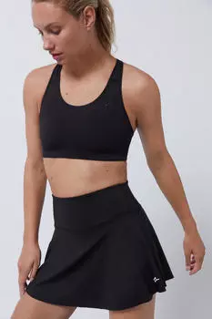 Черная юбка из эластичной сетки с внутренней стороны 4D Dash and Stars, черный