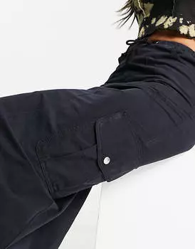 Черная юбка-карго Reclaimed Vintage