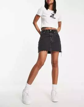 Черная юбка Levi's с логотипом