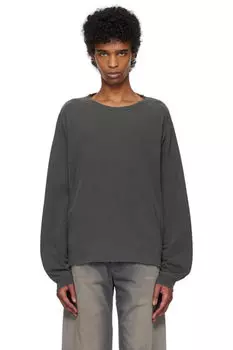 Черная укороченная футболка Folsom John Elliott