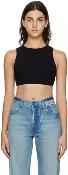 Черная укороченная майка GAUCHERE