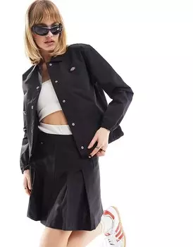 Черная укороченная спортивная куртка Dickies Oakport