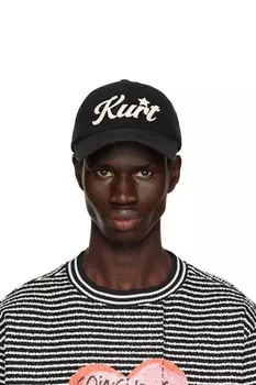 Черная унисекс-кепка со звездой «Курт» Andersson Bell