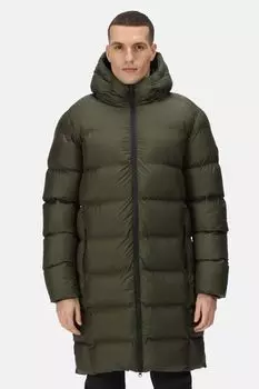 Черная утепленная куртка Hallin удлиненного кроя Regatta, зеленый