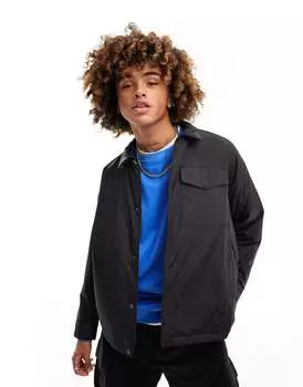 Черная утепленная куртка The North Face Heritage