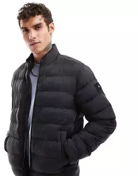 Черная утепленная куртка Tommy Hilfiger