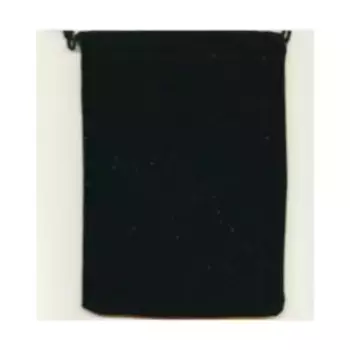 Черная велюровая сумка для игральных костей (маленькая), Dice Bags (Chessex)