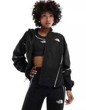 Черная ветровка с контурными швами The North Face Training Hakuun