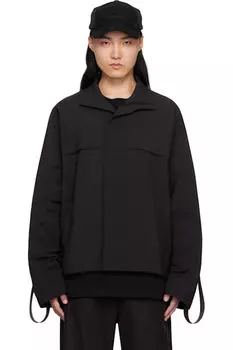 Черная ветровка с лямками We11done