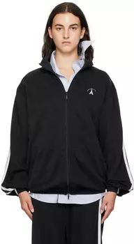 Черная винтажная спортивная куртка Doublet