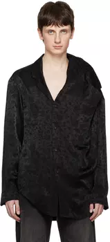 Черная витая рубашка Y/Project