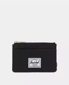 Черная визитница Oscar Supply на молнии Herschel, черный