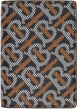 Черная визитница с монограммой Burberry