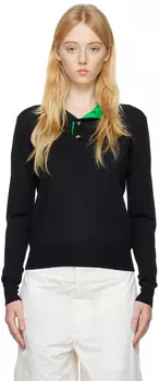 Черная водолазка на пуговицах Bottega Veneta