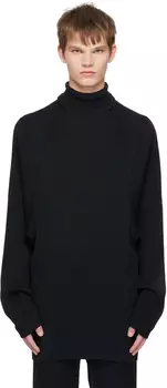 Черная водолазка-невидимка Doublet