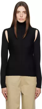 Черная водолазка The Marlowe KHAITE