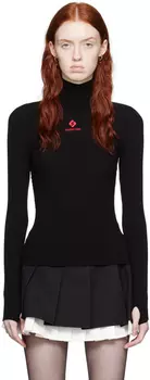 Черная водолазка в рубчик Shushu/Tong