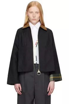 Черная водонепроницаемая куртка Catlin Barbour