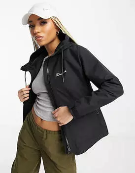 Черная водостойкая парка с капюшоном Berghaus Highraise