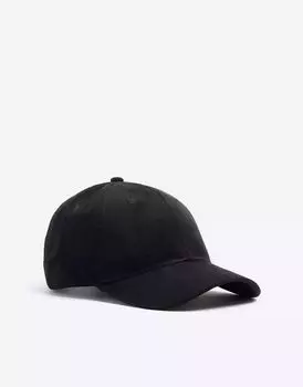 Черная замшевая кепка River Island