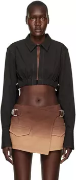 Черная защитная рубашка-слайдер Dion Lee