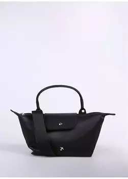 Черная женская большая сумка 34x18x15 см YAFFE Fabrika, черный