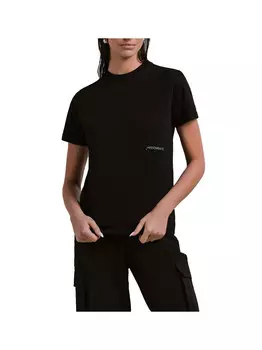 Черная женская футболка Hinnominate