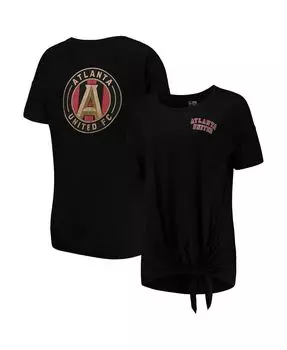 Черная женская футболка New Era Atlanta United FC Slub 5th & Ocean, черный