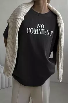 Черная женская футболка с круглым вырезом с принтом MG1763 MADMEXT