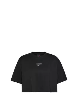 Черная женская футболка Tommy Jeans