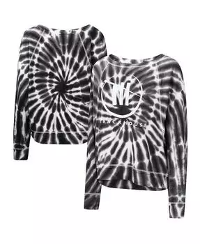 Черная женская футболка TRACKHOUSE RACING Punt Tri-Blend с длинным рукавом Touch, черный