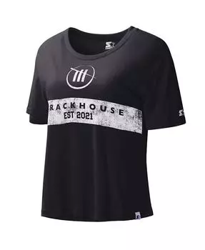 Черная женская футболка TRACKHOUSE RACING Record Setter Starter, черный