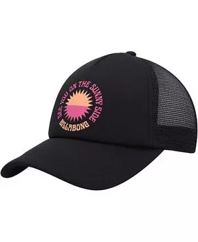 Черная женская кепка Across Waves Trucker Snapback Billabong, цвет Black