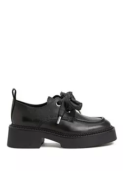 Черная женская кожаная обувь Divarese