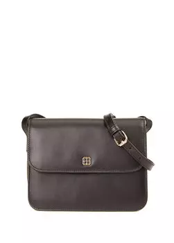 Черная женская кожаная сумка Beymen