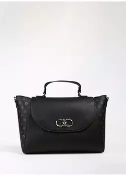 Черная женская кожаная сумка через плечо 39X23x15 05PC23K120-PS Pierre Cardin, черный